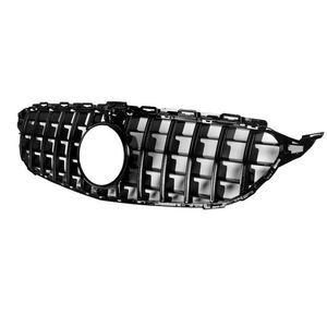 กระจังหน้ารถยนต์สำหรับ C Class W205 GT <span class=keywords><strong>Panamericana</strong></span> C300 C250 C43 ปี 2019-2021 สีดำ MS - Product Image 3