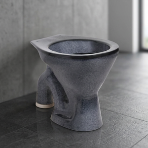 WC monobloc en céramique de style européen, hauteur confort, avec siphon en S et double chasse, ensemble cuvette et réservoir EWC - Product Image 4