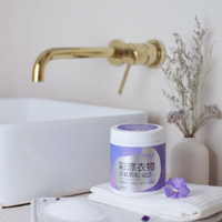 Poudre à laver de couleur Enzyme naturelle Détergent écologique à base de plantes pour vêtements 450g Nettoyage rapide sans danger pour les vêtements
