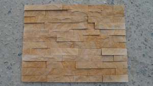 Pierre de culture <span class=keywords><strong>en</strong></span> <span class=keywords><strong>grès</strong></span> jaune nuage, dalle de pavage extérieur moderne, matériau de revêtement mural <span class=keywords><strong>naturel</strong></span> extérieur fendu, vente <span class=keywords><strong>en</strong></span> gros - Product Image 4