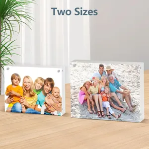 <span class=keywords><strong>Acrylic</strong></span> khung ảnh hiển thị bảng hai mặt trong suốt 56789inch từ hút khung ảnh hiển thị - Product Image 5
