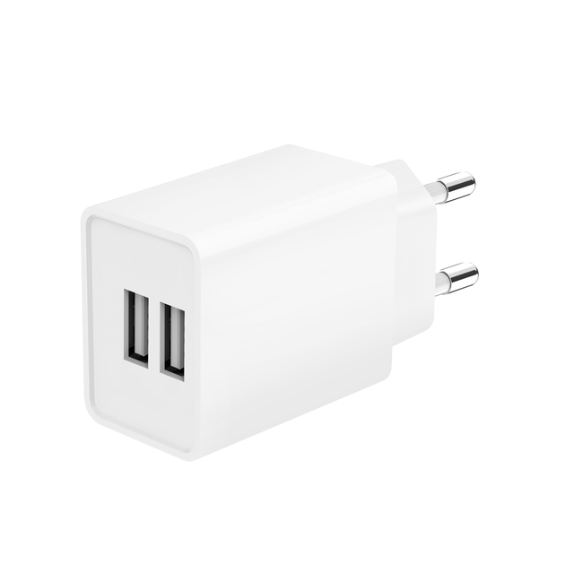 Universal 18W Power Supply Adapter 5V 2.1A 2USB Wall Charger Portable Charger for Cell Phone