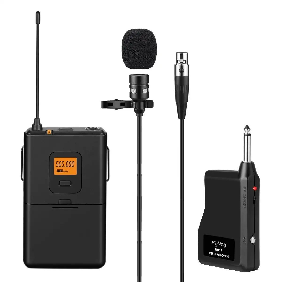 OEM Factory UHF Wireless Lavalier Lapel Microphone Professional Clip on Microphone for Teaching K037