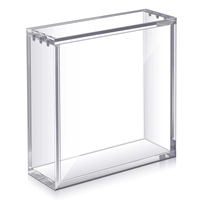 Boîte de protection magnétique en acrylique écologique pour boosters TCG japonais, empilable avec fermeture sécurisée