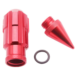 น็อตล้อ M12 650H สีแดง อลูมิเนียมอัลลอย สำหรับอัพเกรดล้อรถยนต์ - Product Image 2
