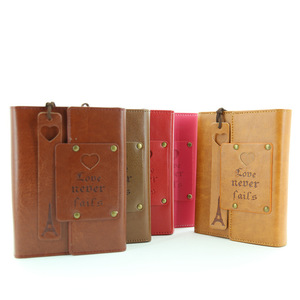 Caderno Personalizado de Couro PU com Fecho, Envelopes para Economia de Dinheiro, Diário - Product Image 2