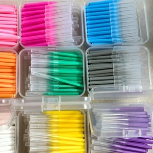 Gói tùy chỉnh i-loại đẩy kéo bàn chải kẽ răng 0.6-1.5mm làm sạch giữa răng chăm sóc răng miệng chỉnh hình răng tôi hình dạng xỉa răng - Product Image 2