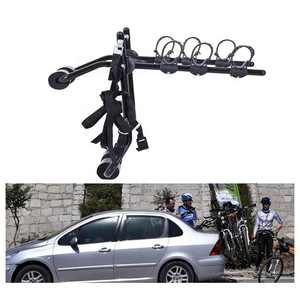 Charge 50kg coffre de <span class=keywords><strong>voiture</strong></span> VTT support de vélo de <span class=keywords><strong>voiture</strong></span> monté à l'arrière <span class=keywords><strong>porte</strong></span>-vélo <span class=keywords><strong>porte</strong></span>-vélos pour SUV, camions, berline, <span class=keywords><strong>voiture</strong></span> noir - Product Image 6