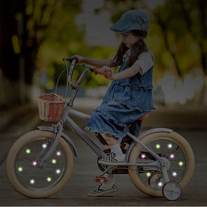 Luces LED coloridas para ruedas de bicicleta para niños, radios reflectantes de seguridad, paquete de 10, decoraciones para bicicleta de fácil instalación - Product Image 1