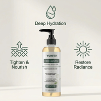Huile Corporelle Naturelle et Biologique en Gros, Marque Privée, pour Massage, Vanille, Raffermissante, Hydratante, Éclaircissante, Vitamine C, Collagène