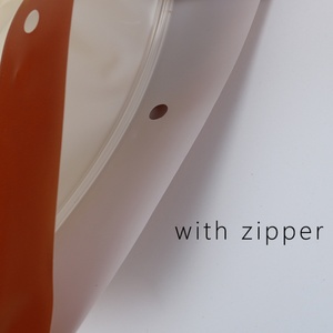 Custom Frosted PE Children's Underwear Clothing Zipper Top Recyclable Package Bags for Socks Shoes - Product Image 6