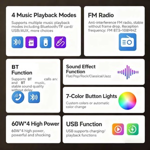 Reproductor MP3 Universal 1 DIN, Radio FM, Bluetooth, AUX, USB, Estéreo para Auto, Pantalla LED, Grabadora de Audio - Product Image 4