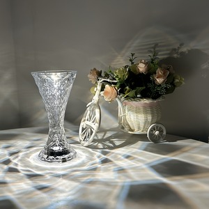 Lámpara de Mesa de Cristal con Puerto USB, Luces Táctiles, 3 Colores Cambiantes, Lámpara Nocturna LED para Dormitorio, Sala de Estar, Habitación Infantil - Product Image 1