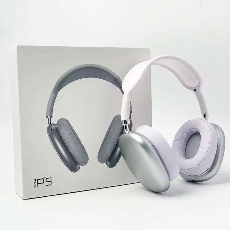 Headset Gaming P9 bluetooth kualitas tinggi, headphone nirkabel ANC Bluetooth 2023 untuk airpods max, earphone Populer