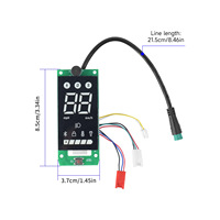Tableau de bord en plastique de haute qualité pour trottinette électrique Mi4 Lite de deuxième génération, pour panneau de commande de circuit imprimé, modèle 48V