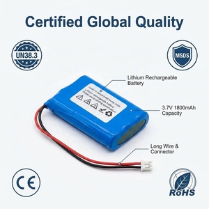 Batterie rechargeable au lithium polymère Akku LP103450 3,7 V 1800 mAh (2000 mAh) 103450 Li-Po en pochette avec PCM pour appareil GPS et médical - Product Image 3
