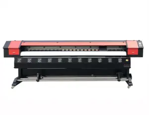 車のステッカーバスステッカーフレックスバナー印刷機インクジェットプロッターエコ溶剤プリンター屋内および屋外印刷機