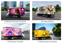 16ft P4 Hoge Helderheid 6500nit LED Scherm Billboard Mobiel Op Batterijen Weerbestendig Reclamebord