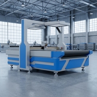 Cutter automatique CNC à couteau oscillant Suke, contrôlé par PLC, pour tissus et cuir, zone de travail 1600x2500mm, vitesse 1500mm/s