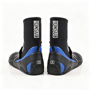 Bottes de surf en néoprène YONSUB 3 mm, chaussures aquatiques antidérapantes à semelle souple pour le surf, le wakeboard, le SUP, les sports nautiques en eau froide, la plage - Product Image 3