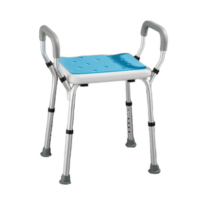 Chaise de sécurité de salle de bain en alliage d'aluminium léger, réglable en hauteur sur 6 niveaux, <span class=keywords><strong>tabouret</strong></span> de <span class=keywords><strong>douche</strong></span> antidérapant <span class=keywords><strong>pour</strong></span> personnes âgées, femmes enceintes et personnes handicapées - Product Image 1