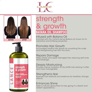 Lance Private Label Soins des cheveux Shampooing Batana Vegan Favoriser la croissance des cheveux Réduire la perte Réparation Dommages Shampooing à l'huile de Batana - Product Image 3