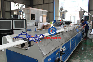Línea de extrusión de perfil de mármol artificial de PVC/máquina de producción de perfil de mármol de imitación de PVC - Product Image 4
