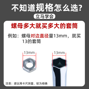 Clé à douille Fuxin 1/4 pouce à embout hexagonal en acier au chrome-vanadium pour outils de démontage - Product Image 4