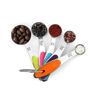 Dụng Cụ Đo Lường Cao Cấp 10 Chiếc Cốc Đo Lường Và Thìa Đo Lường Đa Năng Bằng Silicon Có Tay Cầm Nhiều Màu Sắc Bằng Thép Không Gỉ - Product Image 4