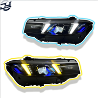 Phares LED de haute qualité JY pour BMW Série 3 G20 G28 Modèle 23-24, style laser, DRL jaune-blanc, Plug & Play, 6000K, 6000 lm