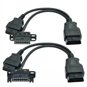 Auto Obd 2 Interface Poort Mount Beugel Plug Y Splitter Obd2 Diagnostische Connector Adapter Kabel Voor Bmw
