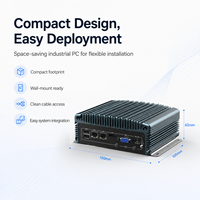 Computadora Robusta en Caja con Doble LAN, 2 COM, USB, HD, VGA, Refrigeración Pasiva para Entornos Hostiles, Compatible con Windows y Linux, Mini PC Industrial