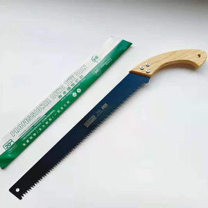 Scie à main Hengtai à manche courbé 500 mm, lame fixe, manche en bois, pour le travail du bois et le jardinage - Product Image 4