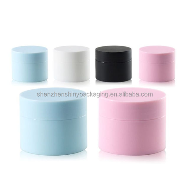 Free Samples 5ml 10ml 15ml 20ml 30ml 50ml 100ml Eco Friendly Double Layer Cosmetic Jar for Loose Powder & Eye Cream Custom Logo