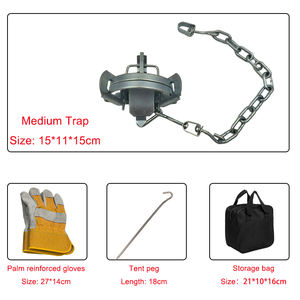 Trampa para Ratones de Metal Galvanizado, <span class=keywords><strong>Atrapa</strong></span> Ratas de Alta Sensibilidad, Trampa para Roedores Reutilizable y Duradera, 3 Tamaños para Control de Plagas en Interiores y Exteriores - Product Image 5