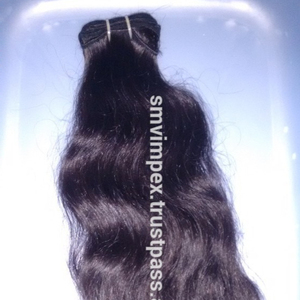 Extension de cheveux humains indiens à texture naturelle ondulée et bouclée, prix d'usine, cheveux indiens vierges - Product Image 2