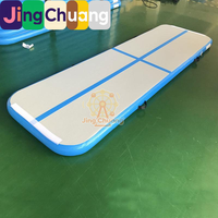 Tapis de yoga gonflable à coussin d'air pour Taekwondo, arts martiaux, gymnastique, parkour et cascades - Approvisionnement transfrontalier