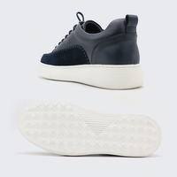 Sneakers pour hommes LANCI, usine OEM, chaussures de créateur, luxe, haute qualité, logo personnalisé, sneakers en cuir véritable pour hommes