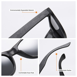 Occhiali Sunway Eco Friendly biodegradabile <span class=keywords><strong>di</strong></span> <span class=keywords><strong>paglia</strong></span> <span class=keywords><strong>di</strong></span> grano riciclato da uomo donne occhiali da sole polarizzati - Product Image 6