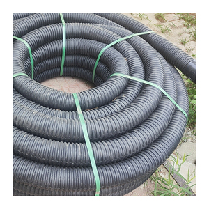 Tuyaux de drainage souterrains en HDPE, à paroi simple, corrugués et perforés, utilisés dans les systèmes de drainage des terrains de golf - Product Image 4