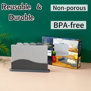 Tốt nhất người bán nhựa nhà bếp butcher khối cắt Board Set tiện ích nhà bếp phụ kiện Thớt nhựa - Product Image 2