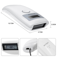 Lecteur de codes-barres de poche Netum MT-Z2S CMOS 2D sans fil Bluetooth USB WiFi avec écran indicateur, longue portée, compatibilité universelle