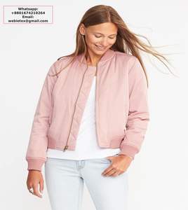 Chaqueta de invierno de talla grande XL para mujer, fina, impermeable, de nailon, tela de cuero teñida, bordado, bolsillo, logotipo, decoración, cremallera - Product Image 4