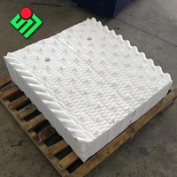 Remplissage de tour de refroidissement à flux croisé en PVC, matériau stabilisé aux UV, certifié ISO, conception à faible bruit avec commande à distance pour tours de refroidissement