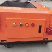 Pompe à vis mini fiable 4KW 5.5KW 5m³/h 80KG pour le transfert de béton fin et de mortier à granulométrie ≤2cm