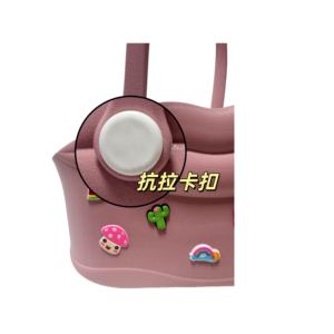 Baiser mode dernier EVA plage sac fourre-tout grande capacité étanche PVC ouvert conception impression lettre arc pour Camping en plein air voyage - Product Image 6