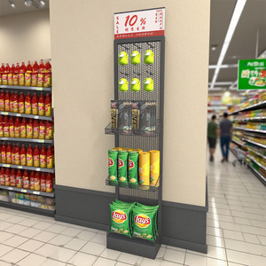 Présentoir Métallique Publicitaire Personnalisable <span class=keywords><strong>pour</strong></span> <span class=keywords><strong>Jouets</strong></span>, Poupées et Snacks en Magasin de Supermarché - Product Image 5
