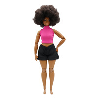 Vente en gros d'accessoires pour poupées de 11,5 pouces, vêtements tendance, pull à col roulé, short, vêtements pour les poupées courbes
