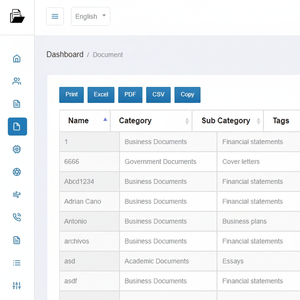 Sistema de software de gestión de documentos basado en Web en línea - Product Image 1