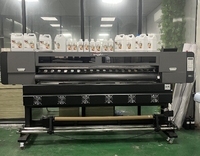Impresora UV de rollo a rollo de alta calidad 1440DPI 3600DPI para material flexible a base de agua eco-solvente para pequeñas empresas